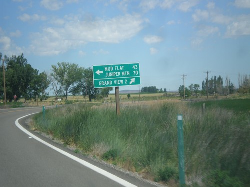 ID-78 West at Mud Flat Road