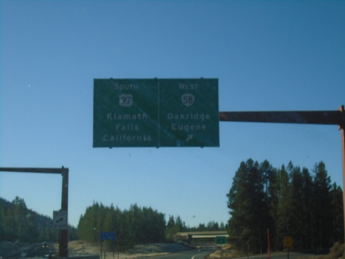 US-97 South at OR-58