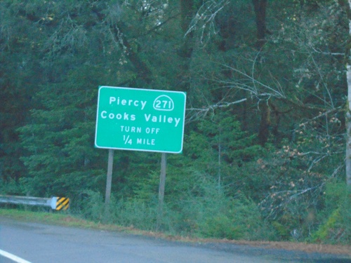 US-101 South Approaching CA-271