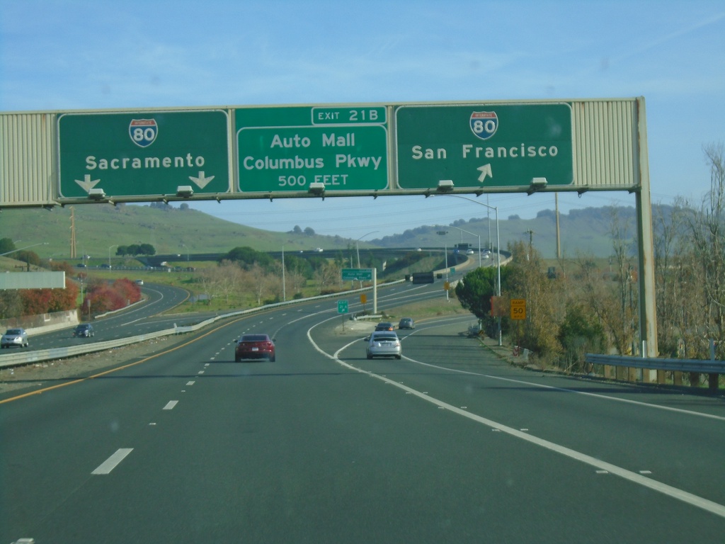 End CA-37 East at I-80 and Columbus Parkway