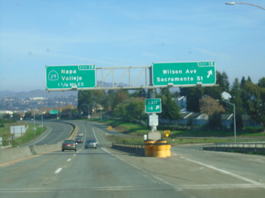 CA-37 East - Exits 18 and 19