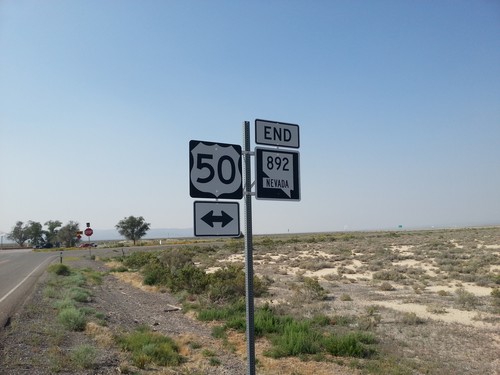 End NV-892 South at US-50