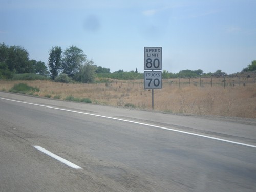 I-84 East - Speed Limit 80