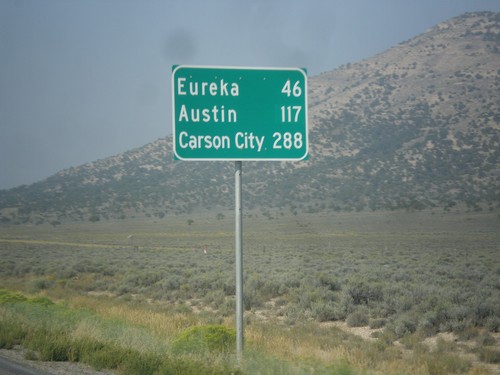 US-50 West - Distance Marker 