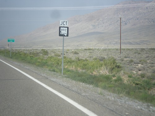 US-50 West Approaching NV-892