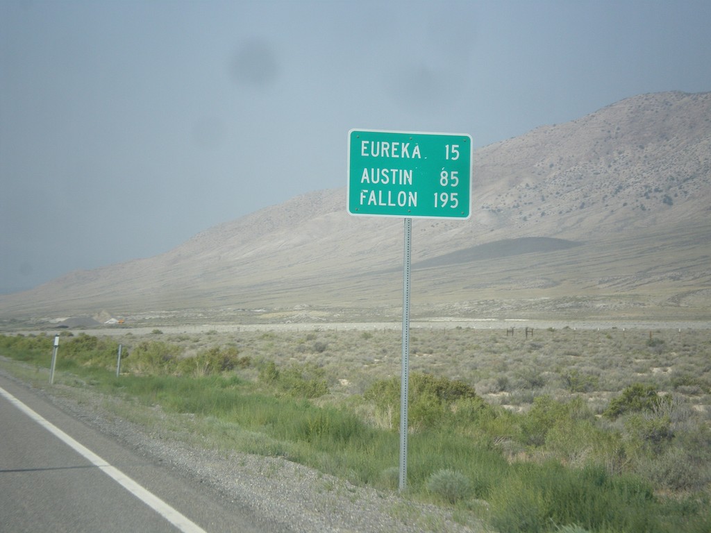 US-50 West - Distance Marker