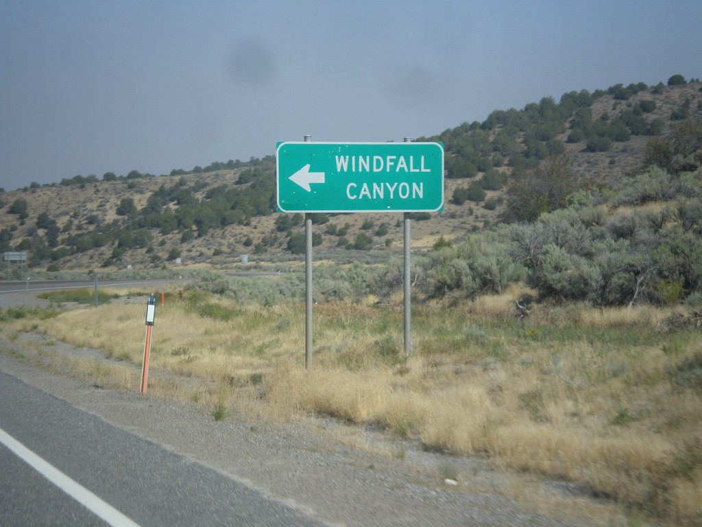 US-50 West - Windfall Canyon Jct.