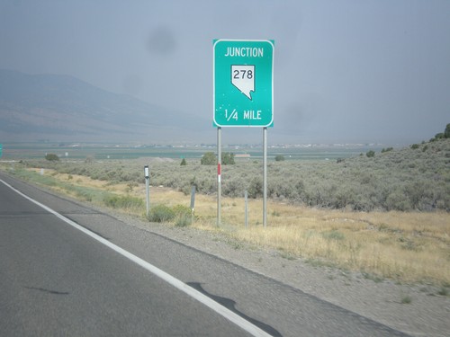 US-50 West Approaching NV-278