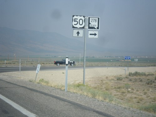 US-50 West at NV-278 North