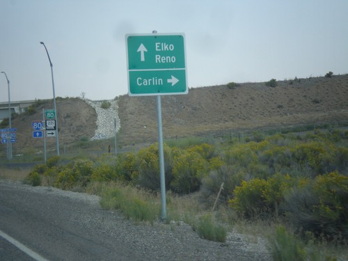 NV-278 North at BL-80/NV-221.  Approaching I-80.