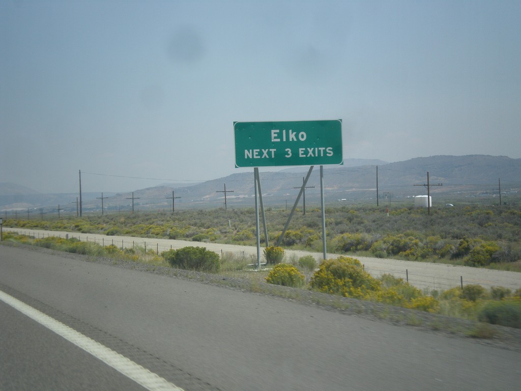 I-80 East - Elko Exits