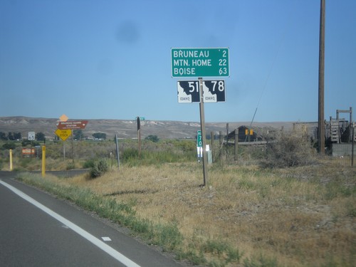 ID-51 North/ID-78 East - Distance Marker