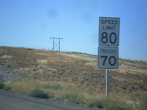 I-84 East - Speed Limit 80