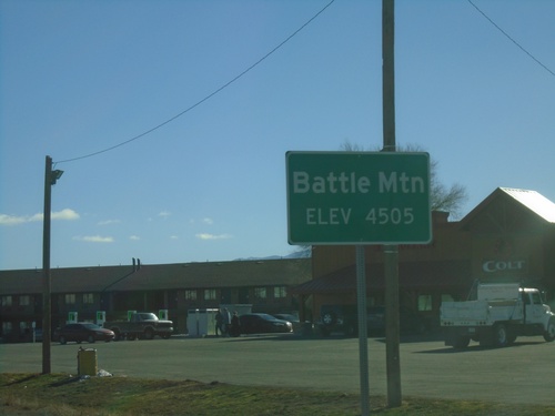 BL-80 East/NV-304 East - Entering Battle Mountain