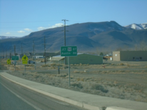 NV-305 South - Distance Marker