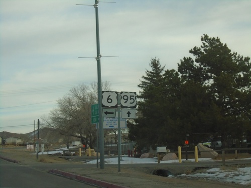 US-95 South/US-6 East at US-95/US-6 Split