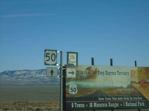 US-50 East at NV-376