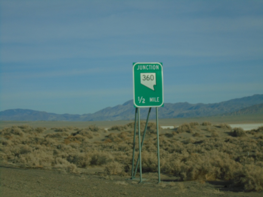 US-95 North Approaching NV-360