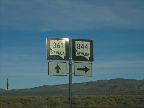 NV-361 North at NV-844