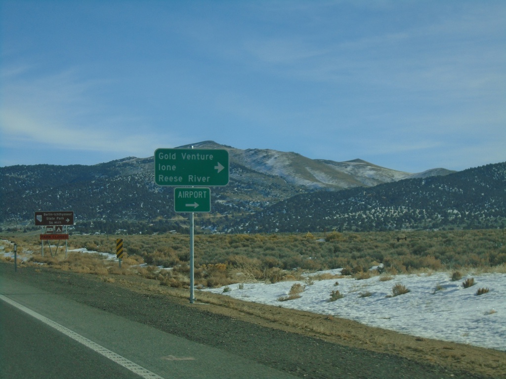 US-50 East at NV-722