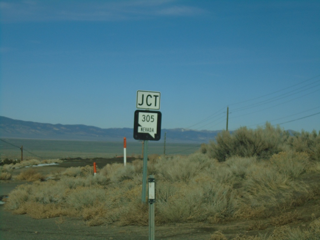 US-50 West at NV-305 North