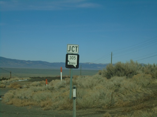 US-50 West at NV-305 North