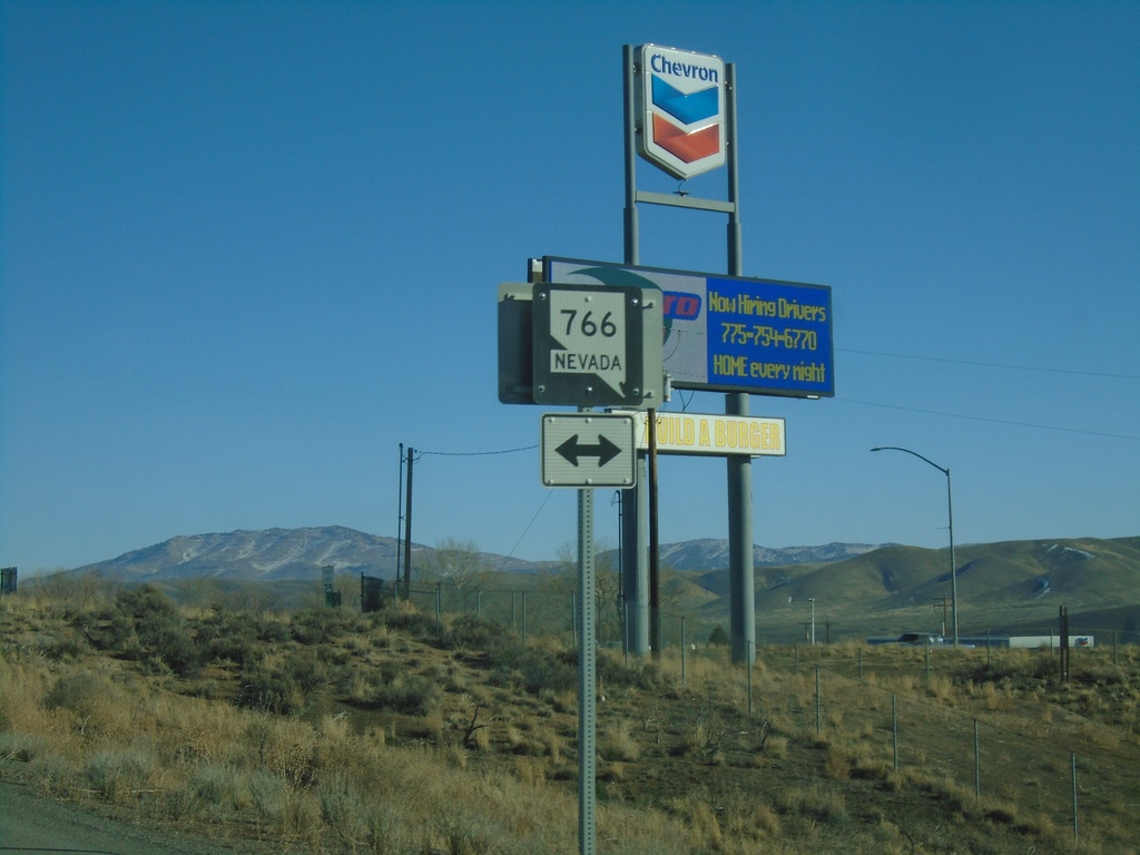 I-80 East Exit 280 Offramp at NV-766