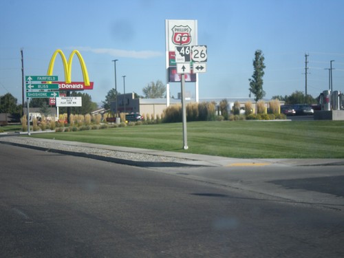 ID-46 North Approaching US-26