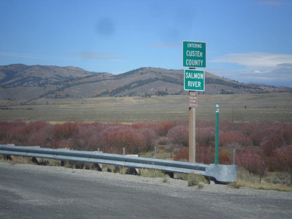 ID-75 North - Entering Custer County