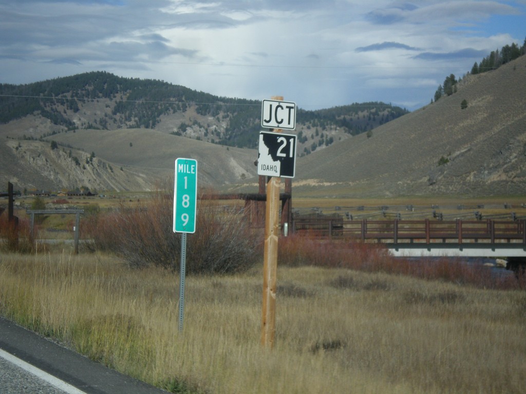 ID-75 North Approaching ID-21