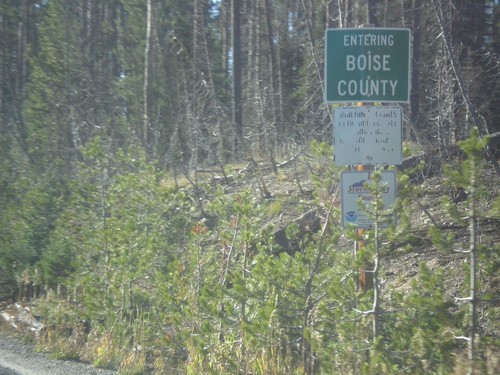 ID-21 - Entering Boise County