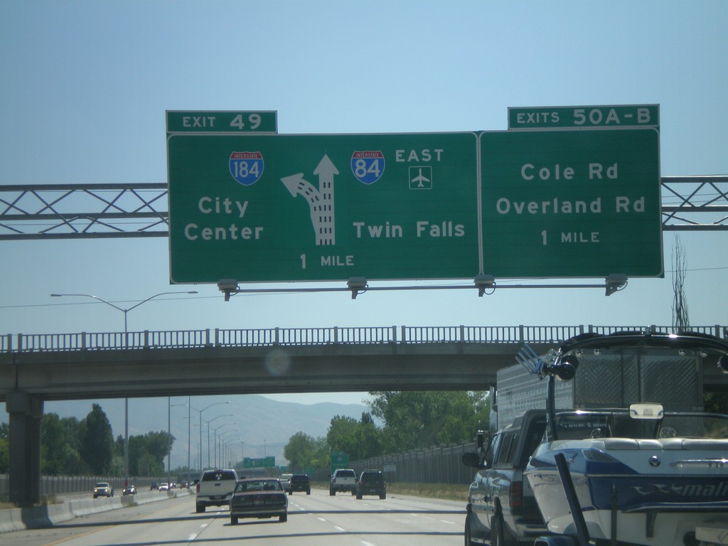 I-84 East Exits 49 and Exits 50AB