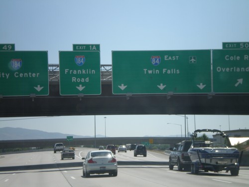 I-84 West Exits 49 and Exits 50AB and I-184 Exit 1A