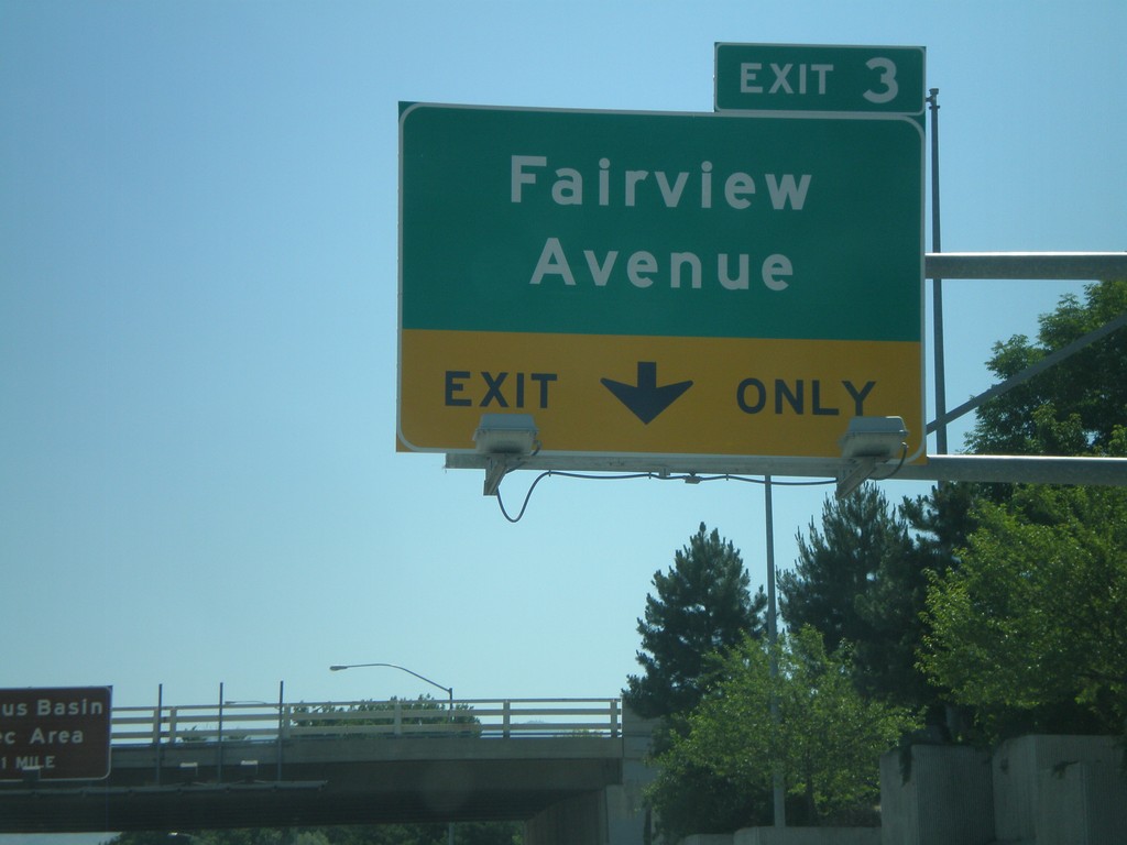 I-184 East Approaching Exit 3