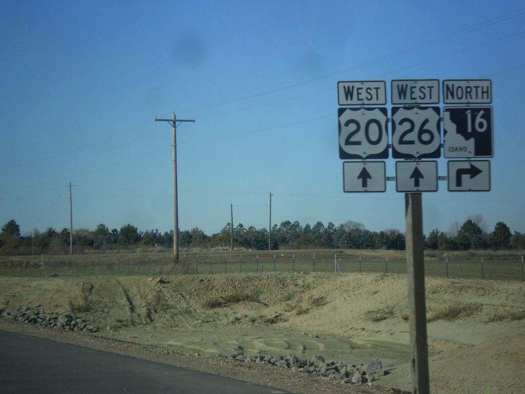 US-20/US-26 West Approaching ID-16