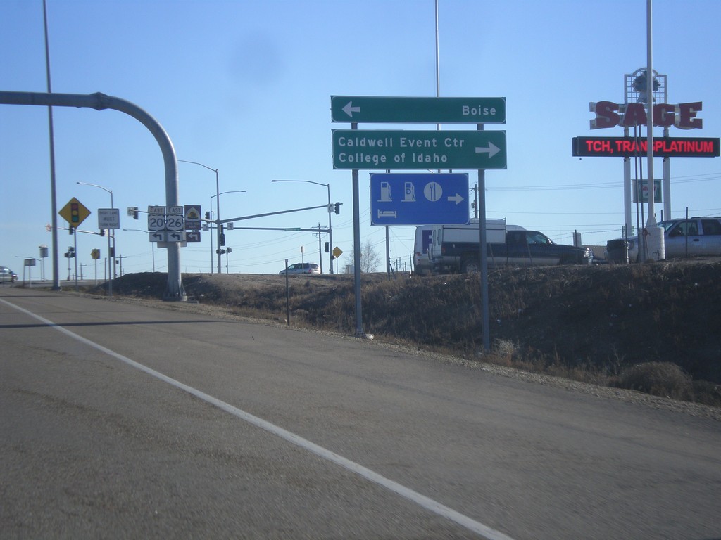 I-84 East at US-20/US-26 - Exit 29 Offramp