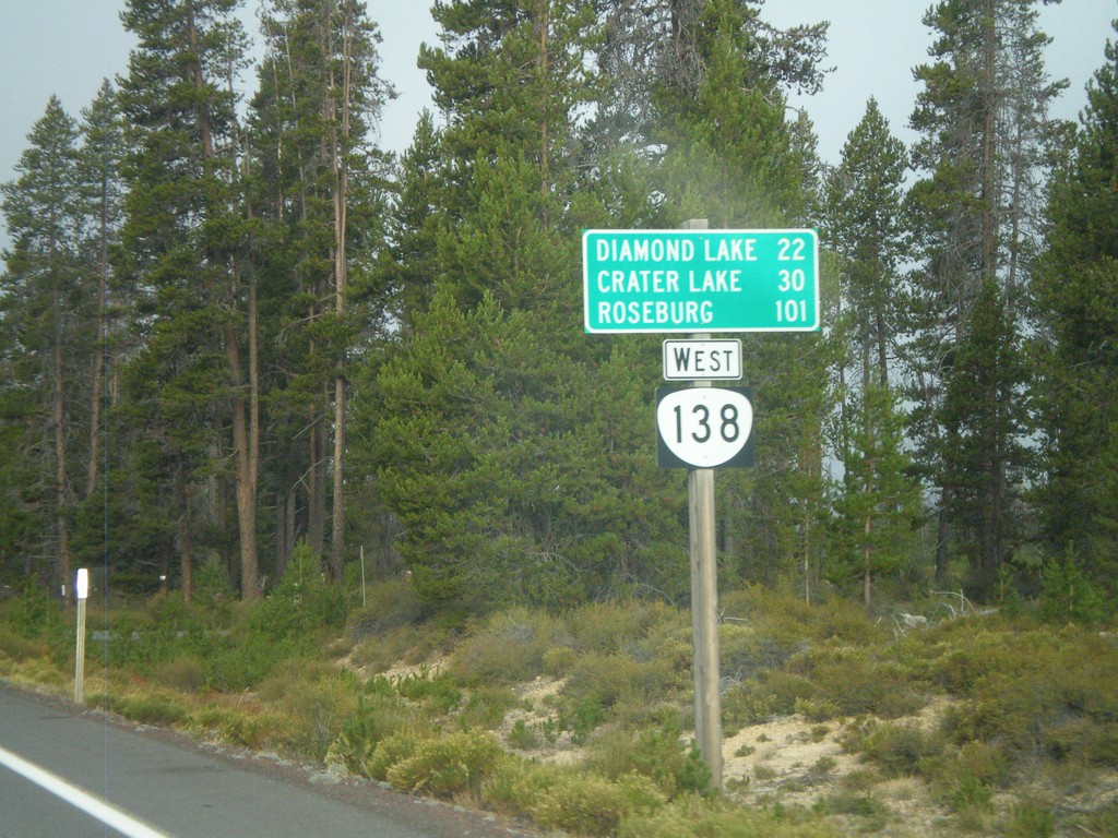 Distance Marker on OR-138 West