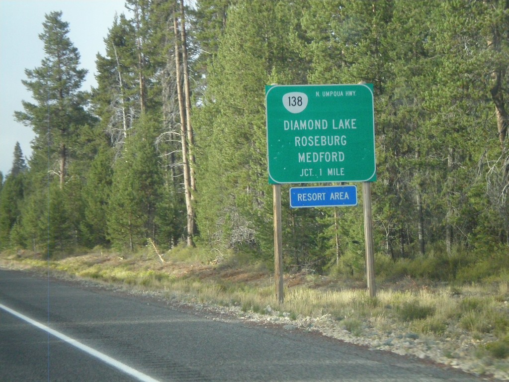 US-97 South Approaching OR-138