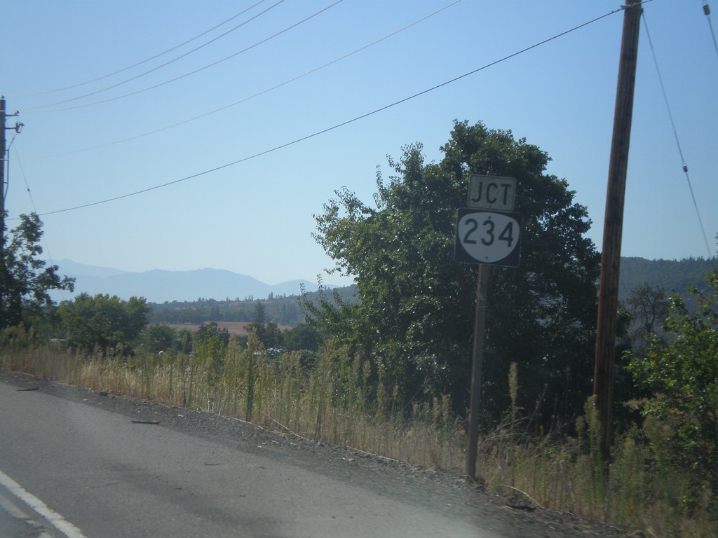 OR-62 South Approaching OR-234