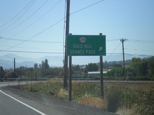 OR-62 South at OR-234 West