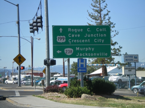 US-199 South at OR-238