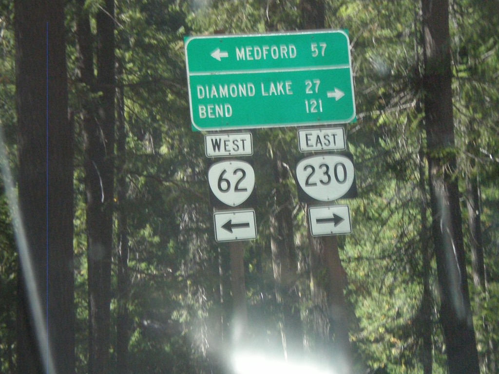 OR-62 West at OR-230 East