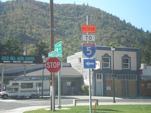 OR-234 West at OR-99 - I-5 Detour