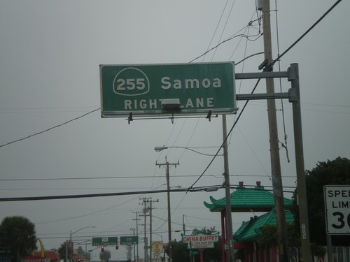 US-101 South Approaching CA-255