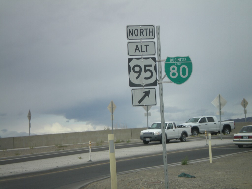 Alt. US-95/BL-80 In Fernley Roundabout