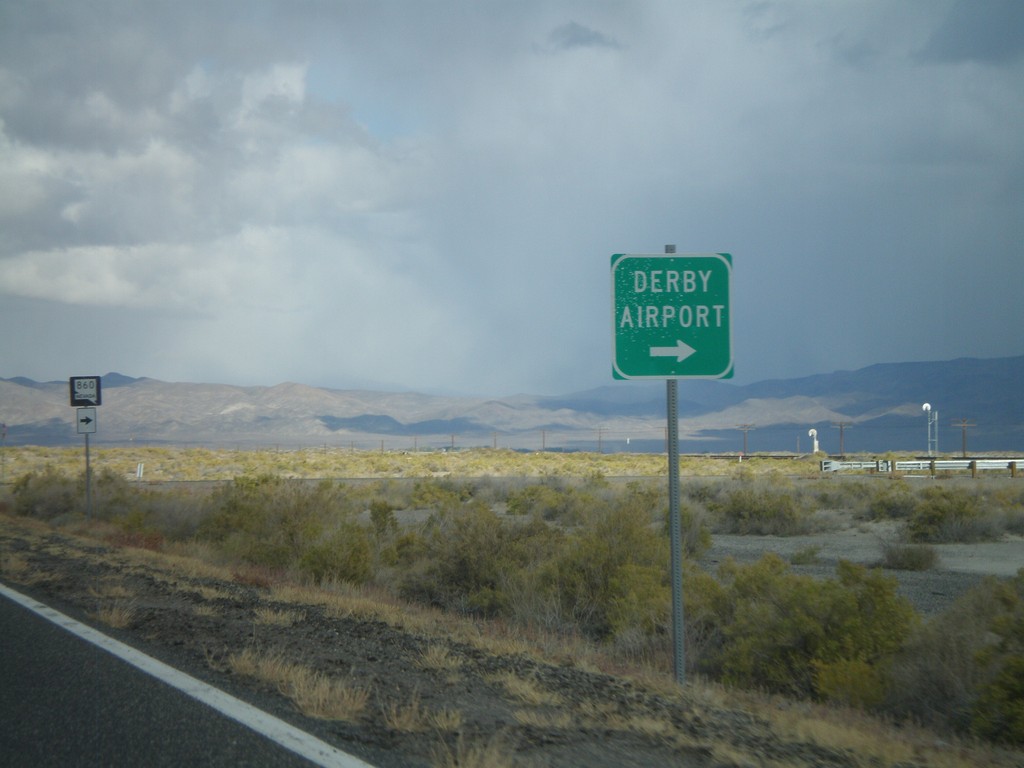 I-80 Frontage Road Approaching NV-860