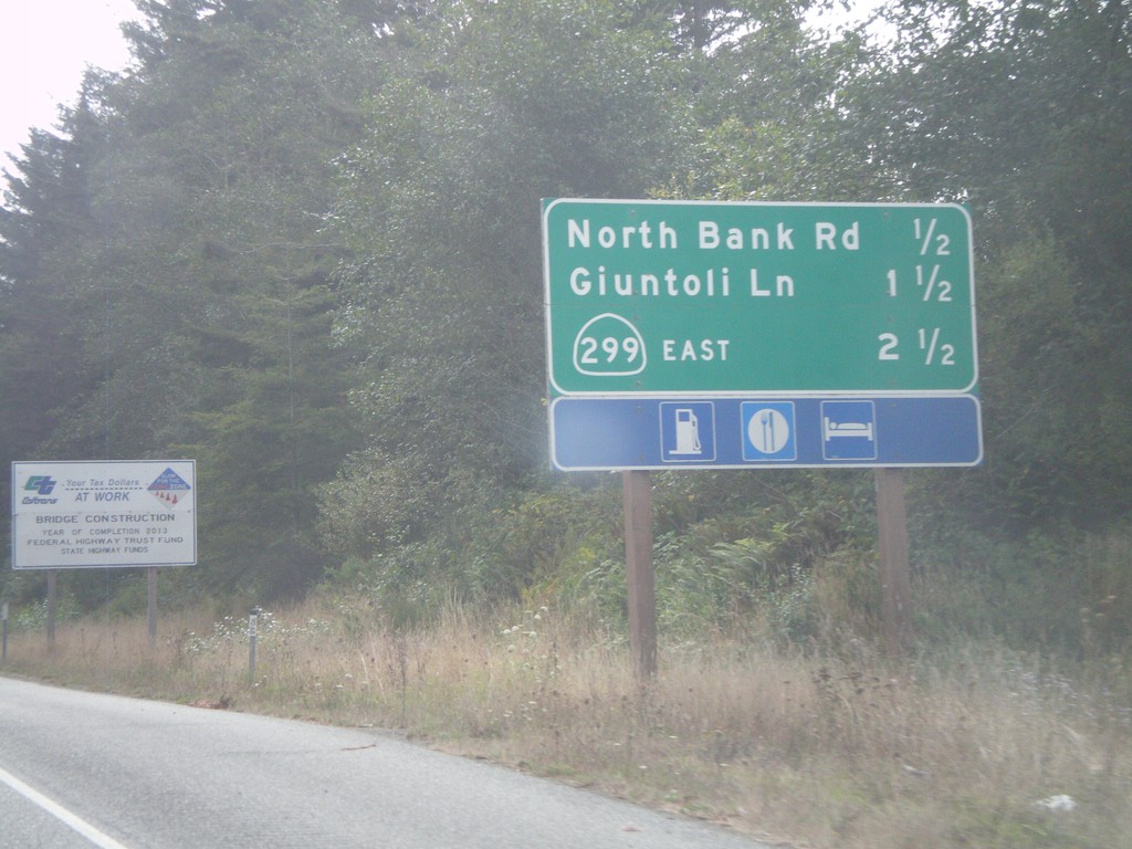 US-101 South - Arcata Exits