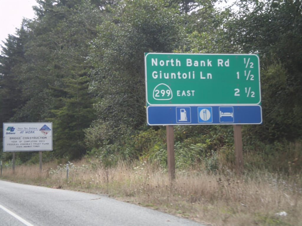 US-101 South - Arcata Exits