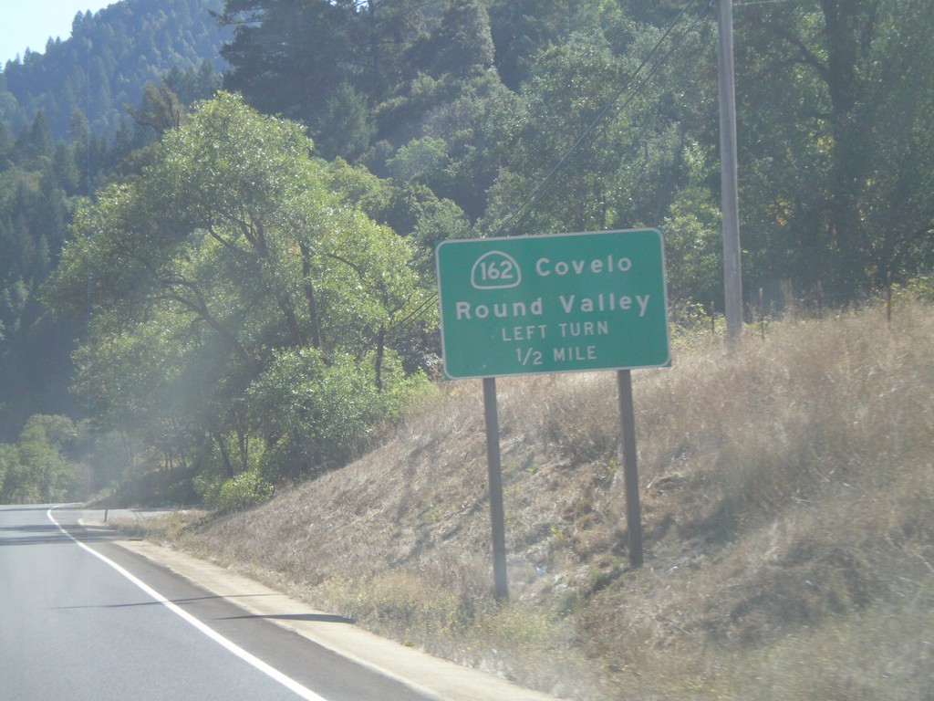 US-101 South Approaching CA-162