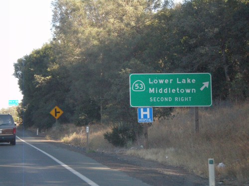 CA-20 East Approaching CA-53